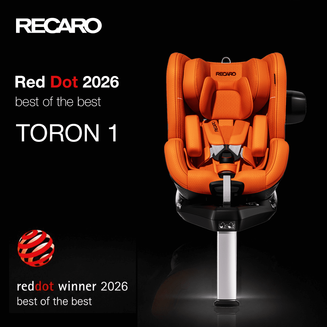 RECARO TORON 1 получил высшую награду Red Dot Award 2026